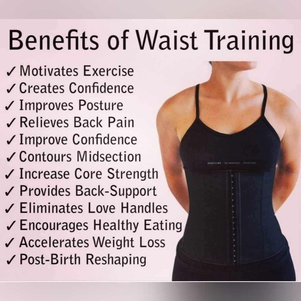 Black Waist Trainer - Corset - USA Sz 12 - Waist 31.5 to 33 in 4 for $20 Mix&Mat